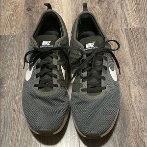 Nike Dark Green and White Dualtone Racer Athletic Shoes